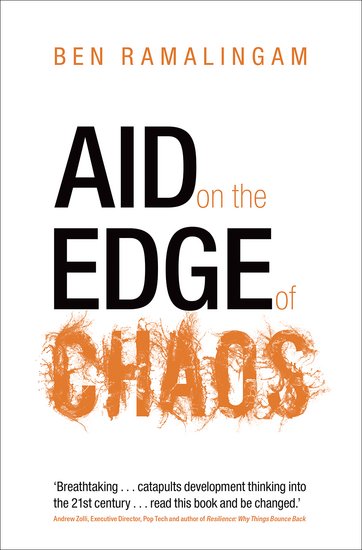The cover of the book "Aid on the Edge of Chaos" by Ben Ramalingam